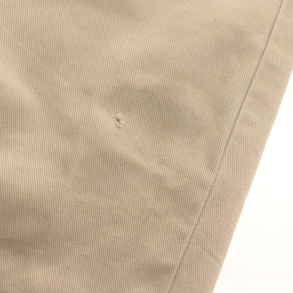 ■ ポロラルフローレン POLO RALPH LAUREN パンツ ボトムス テーパード タック チノパン センタープレス メンズ 36×32(XL相当） ベージュ