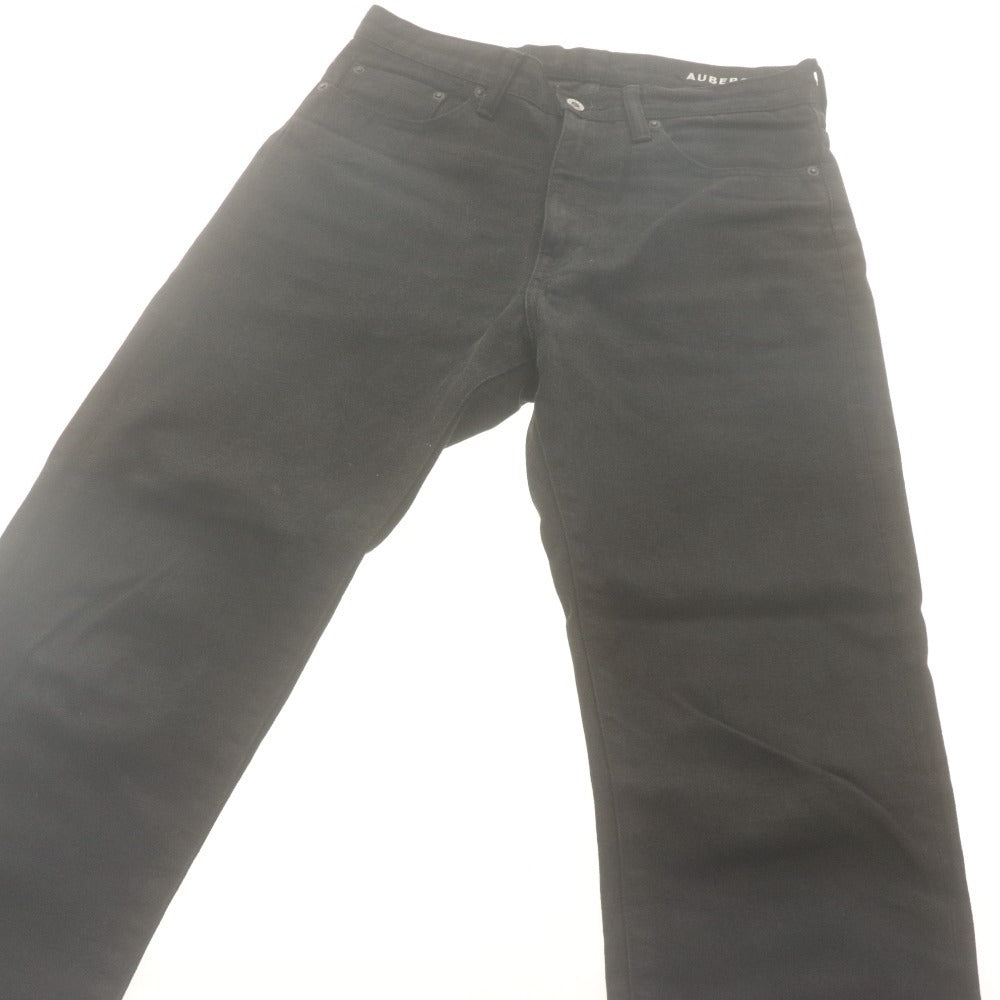 ■ オーベルジュ AJBERGE デニムパンツ ジーンズ ブラックデニム 日本製 メンズ 40(M相当）ブラック