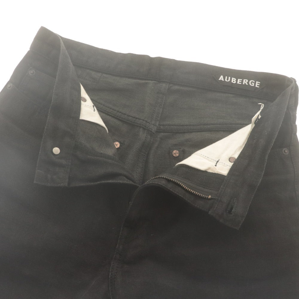 ■ オーベルジュ AJBERGE デニムパンツ ジーンズ ブラックデニム 日本製 メンズ 40(M相当）ブラック