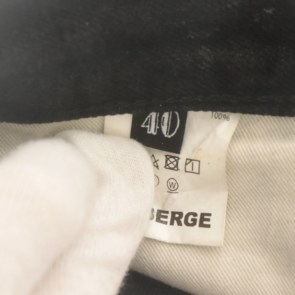 ■ オーベルジュ AJBERGE デニムパンツ ジーンズ ブラックデニム 日本製 メンズ 40(M相当）ブラック