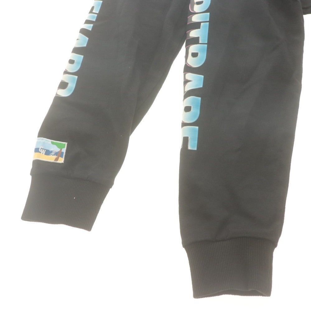 ■ グラフアンドウー GRAF&WU カットソー ロンT 長袖 トップス プリント ロゴ コットン メンズ XL ブラック系