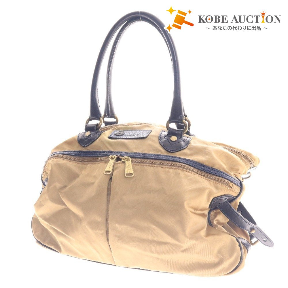 ■ F.CLIO エフクリオ トートバッグ ショルダーバッグ 2way MILANO 1983 鞄 イタリア製 レディース ライトブラウン