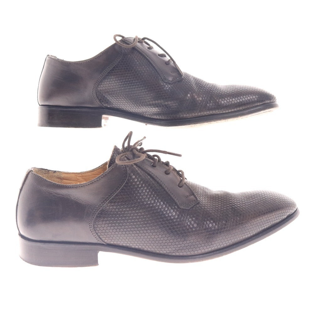 ■ MaurizioB マウリツィオ ビジネスシューズ レザーシューズ 革靴 イタリア製 メンズ 40 25.0cm相当ブラック