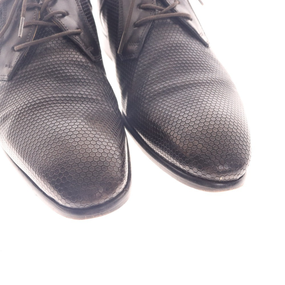 ■ MaurizioB マウリツィオ ビジネスシューズ レザーシューズ 革靴 イタリア製 メンズ 40 25.0cm相当ブラック