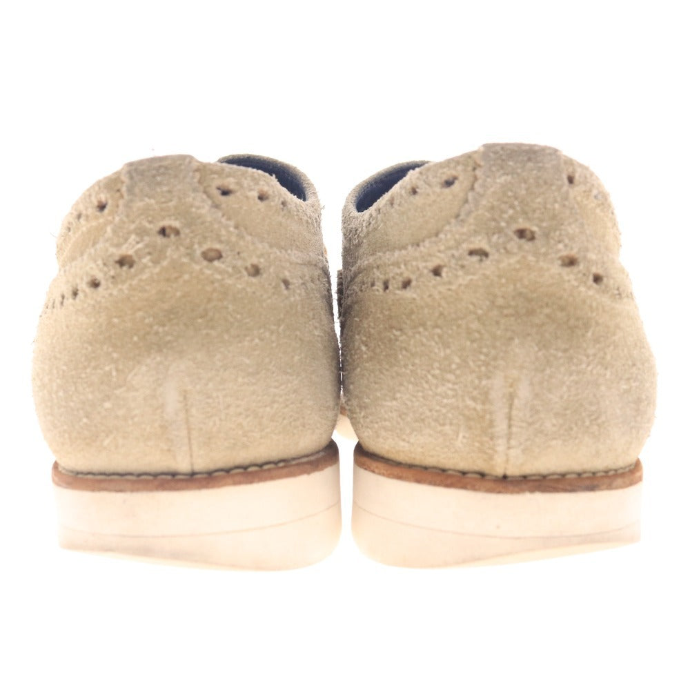 ■ Lanciotti de' Verzi ランチョッティ デ ヴェルジ スニーカー 3001 スエード 革靴 イタリア製 メンズ 6 26.0cm相当 カーキグレー