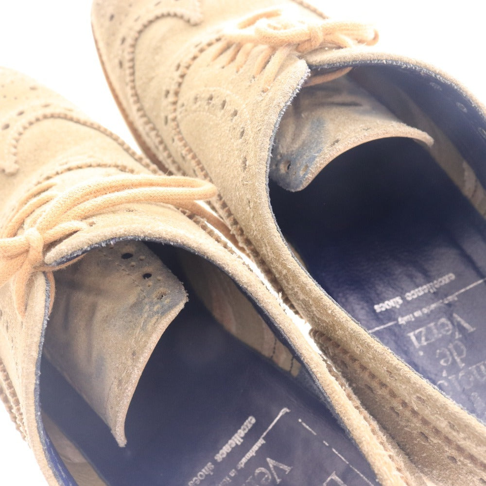 ■ Lanciotti de' Verzi ランチョッティ デ ヴェルジ スニーカー 3001 スエード 革靴 イタリア製 メンズ 6 26.0cm相当 カーキグレー