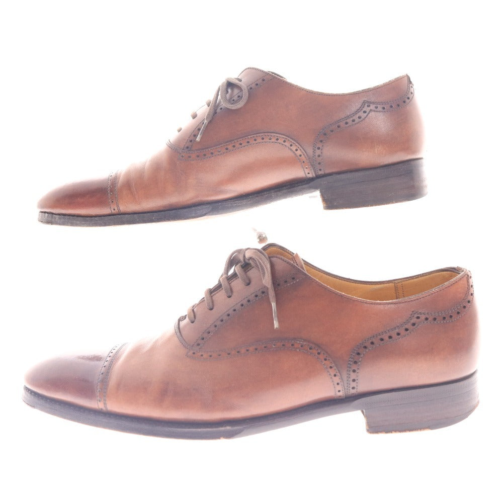 ■ Soffice&Solid ソフィスアンドソリッド ドレスシューズ S 501 レザー 革靴 ストレートチップ 日本製 メンズ 7 1/2 25.5cm相当 ブラウン