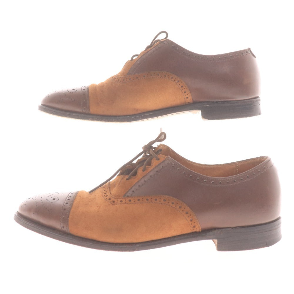 ■ バーニーズニューヨーク レースアップシューズ 靴 ビジネスシューズ スエード メンズ 8E（24.5-25.0cm相当）ブラウン