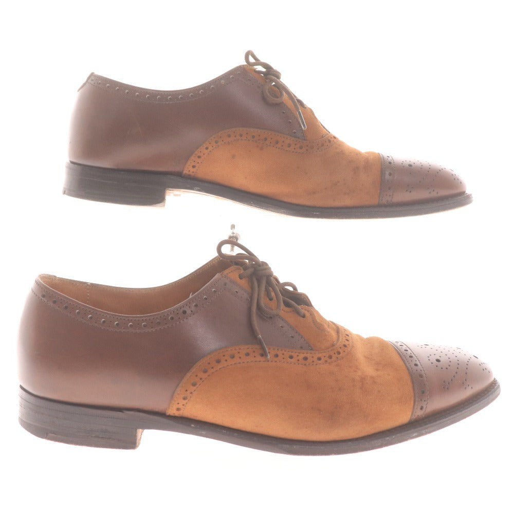 ■ バーニーズニューヨーク レースアップシューズ 靴 ビジネスシューズ スエード メンズ 8E（24.5-25.0cm相当）ブラウン