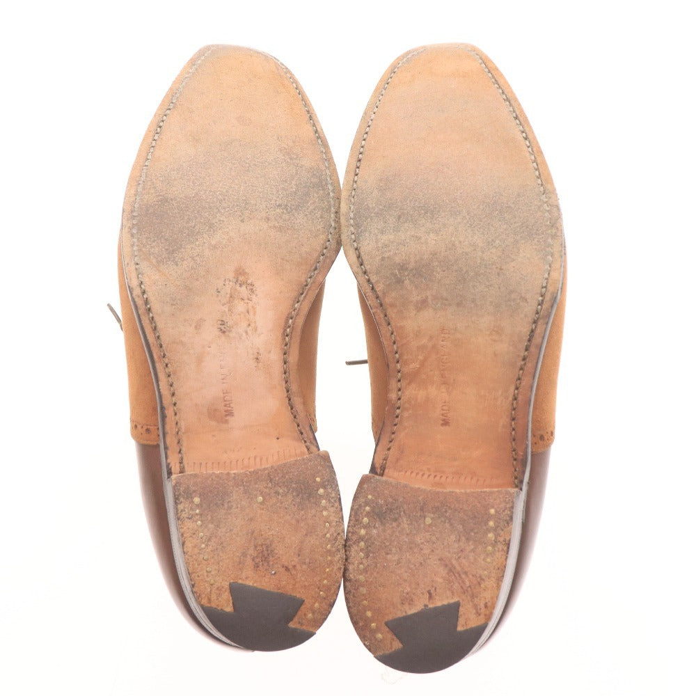 ■ バーニーズニューヨーク レースアップシューズ 靴 ビジネスシューズ スエード メンズ 8E（24.5-25.0cm相当）ブラウン