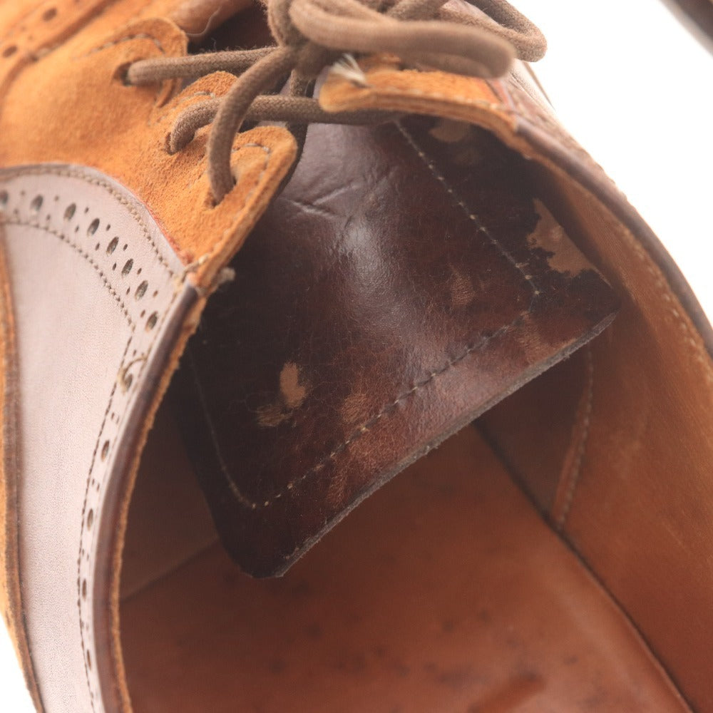 ■ バーニーズニューヨーク レースアップシューズ 靴 ビジネスシューズ スエード メンズ 8E（24.5-25.0cm相当）ブラウン