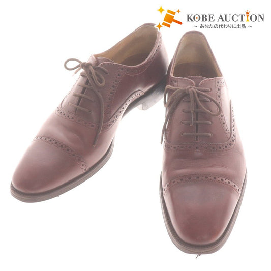 ■ レイノス Reinos produced by MEERMIN ビジネスシューズ RM301-002 靴 ストレートチップ メンズ 7 1/2（26cm相当） ボルドー系