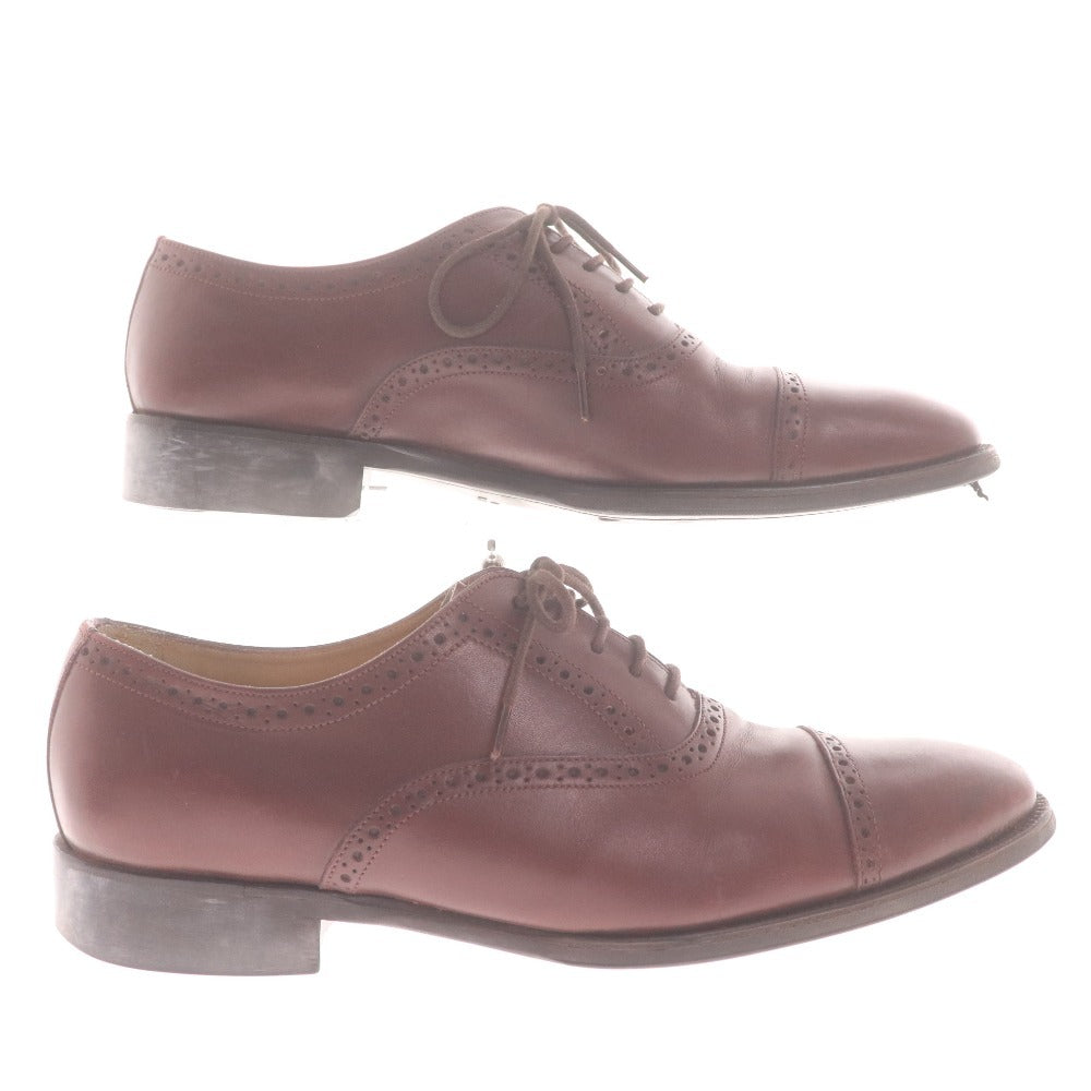■ レイノス Reinos produced by MEERMIN ビジネスシューズ RM301-002 靴 ストレートチップ メンズ 7 1/2（26cm相当） ボルドー系