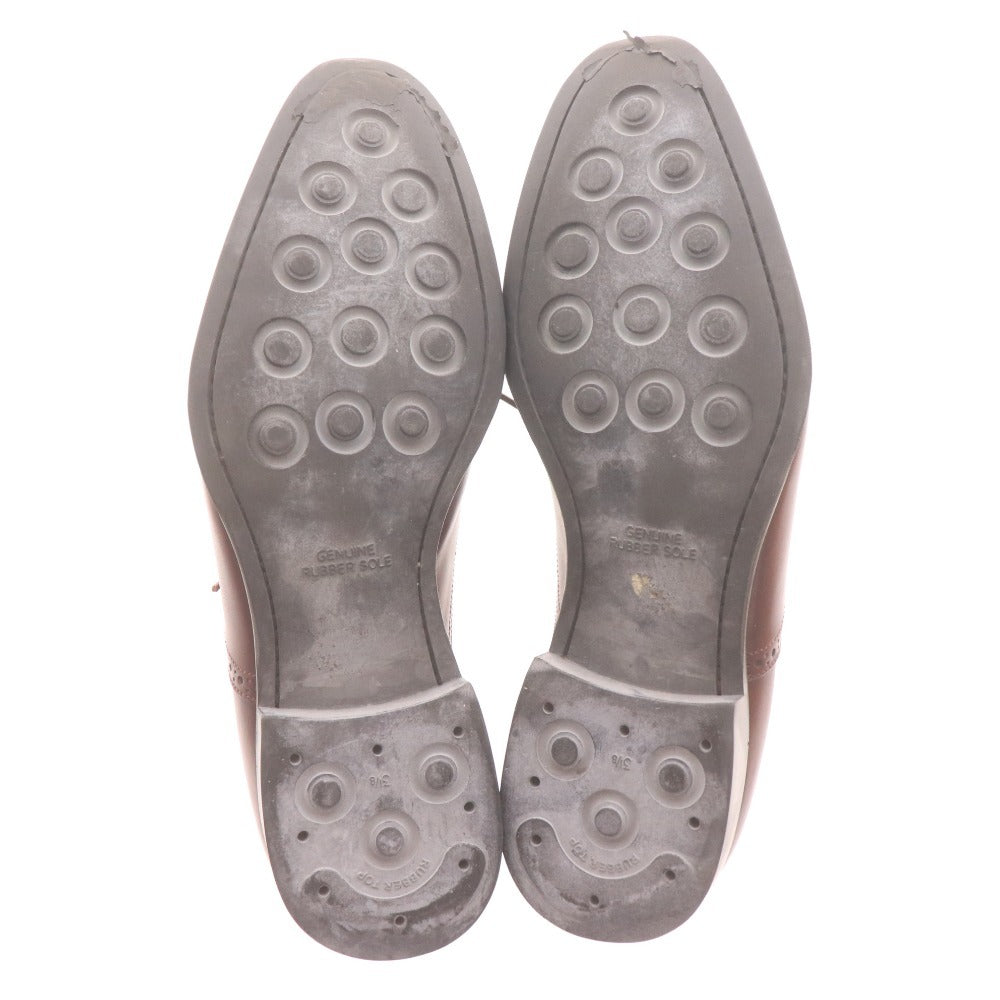 ■ レイノス Reinos produced by MEERMIN ビジネスシューズ RM301-002 靴 ストレートチップ メンズ 7 1/2（26cm相当） ボルドー系