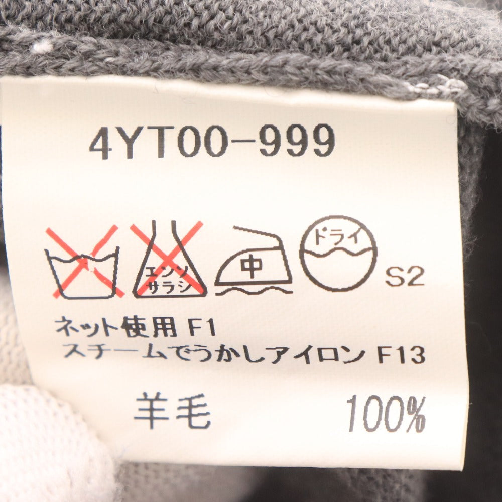 ■ EZ BY ZEGNA エルメネジルド ゼニア カーディガン 長袖 トップス アウター 襟 メンズ レディース 実寸Sサイズ相当 グレー