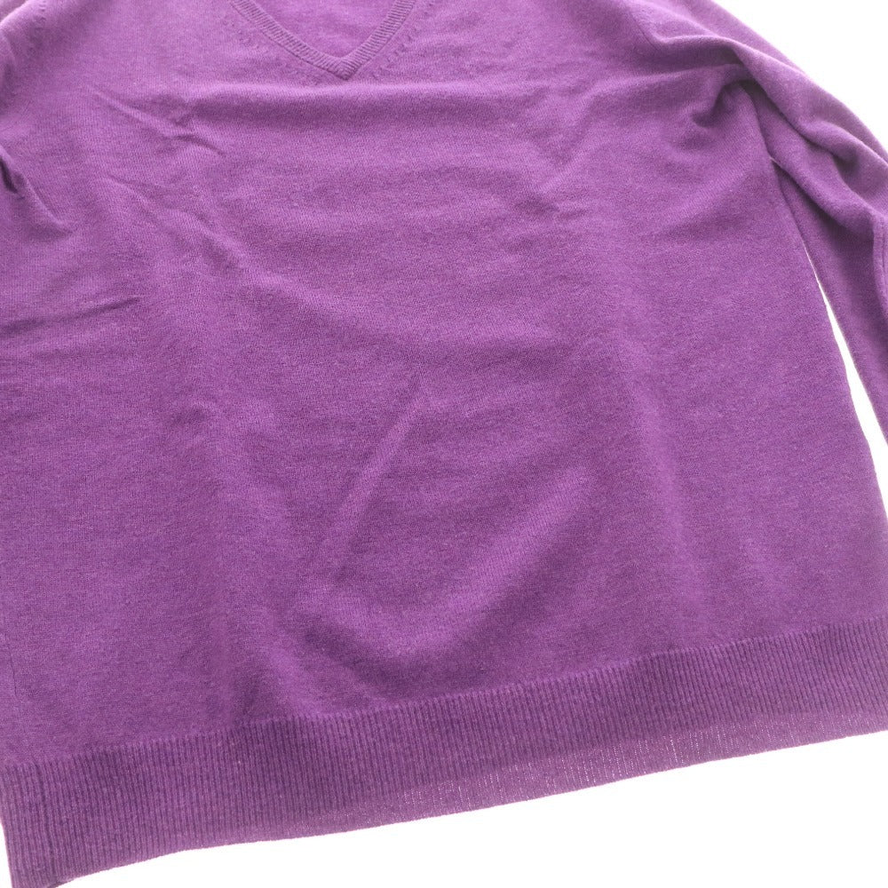 ■ TOMORROWLAND トゥモローランド セーター 長袖 トップス ニット Vネック メンズ L ライトパープル 紫