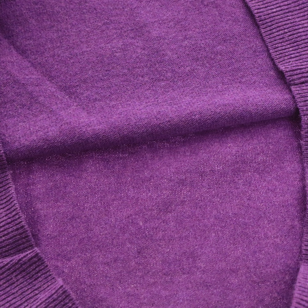 ■ TOMORROWLAND トゥモローランド セーター 長袖 トップス ニット Vネック メンズ L ライトパープル 紫