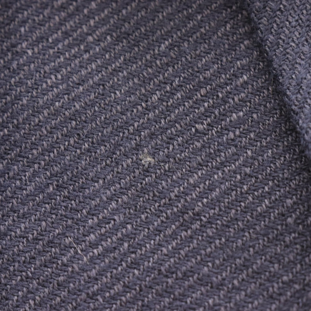 ■ ESTNATION エストネーション テーラードジャケット 長袖 アウター 襟 フロントボタン 裏地ストライプ柄 メンズ 46 (M～L相当)ネイビー