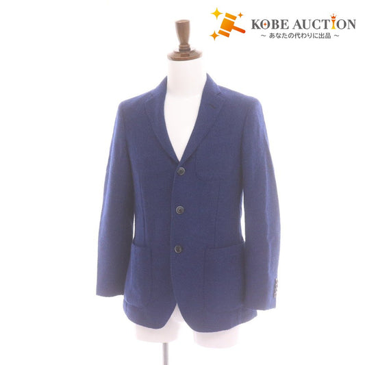 ■ altea アルテア テーラードジャケット 長袖 アウター 襟 フロントボタン イタリア製 メンズ 46 (S～M相当) ブルー系