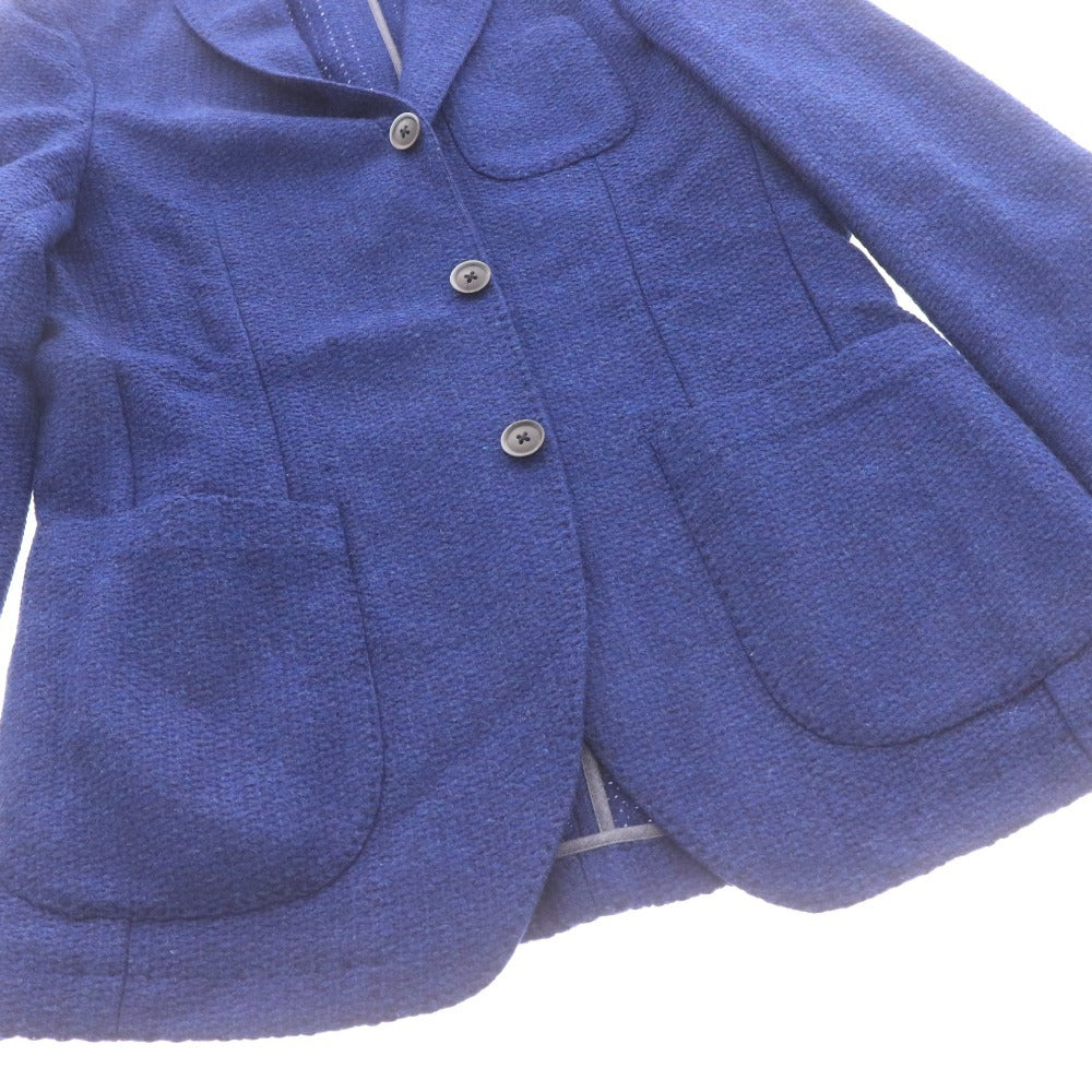 ■ altea アルテア テーラードジャケット 長袖 アウター 襟 フロントボタン イタリア製 メンズ 46 (S～M相当) ブルー系