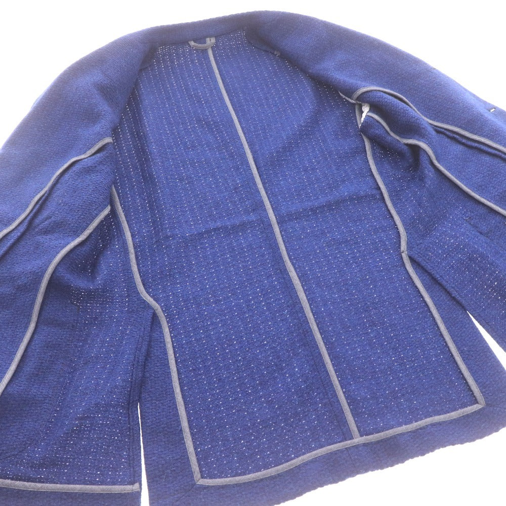 ■ altea アルテア テーラードジャケット 長袖 アウター 襟 フロントボタン イタリア製 メンズ 46 (S～M相当) ブルー系