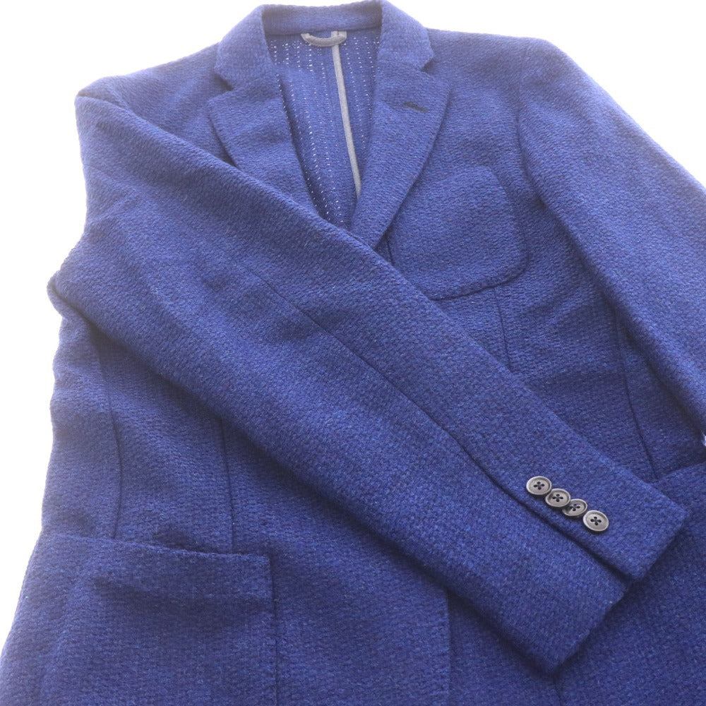 ■ altea アルテア テーラードジャケット 長袖 アウター 襟 フロントボタン イタリア製 メンズ 46 (S～M相当) ブルー系