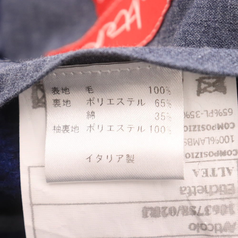 ■ altea アルテア テーラードジャケット 長袖 アウター 襟 フロントボタン イタリア製 メンズ 46 (S～M相当) ブルー系