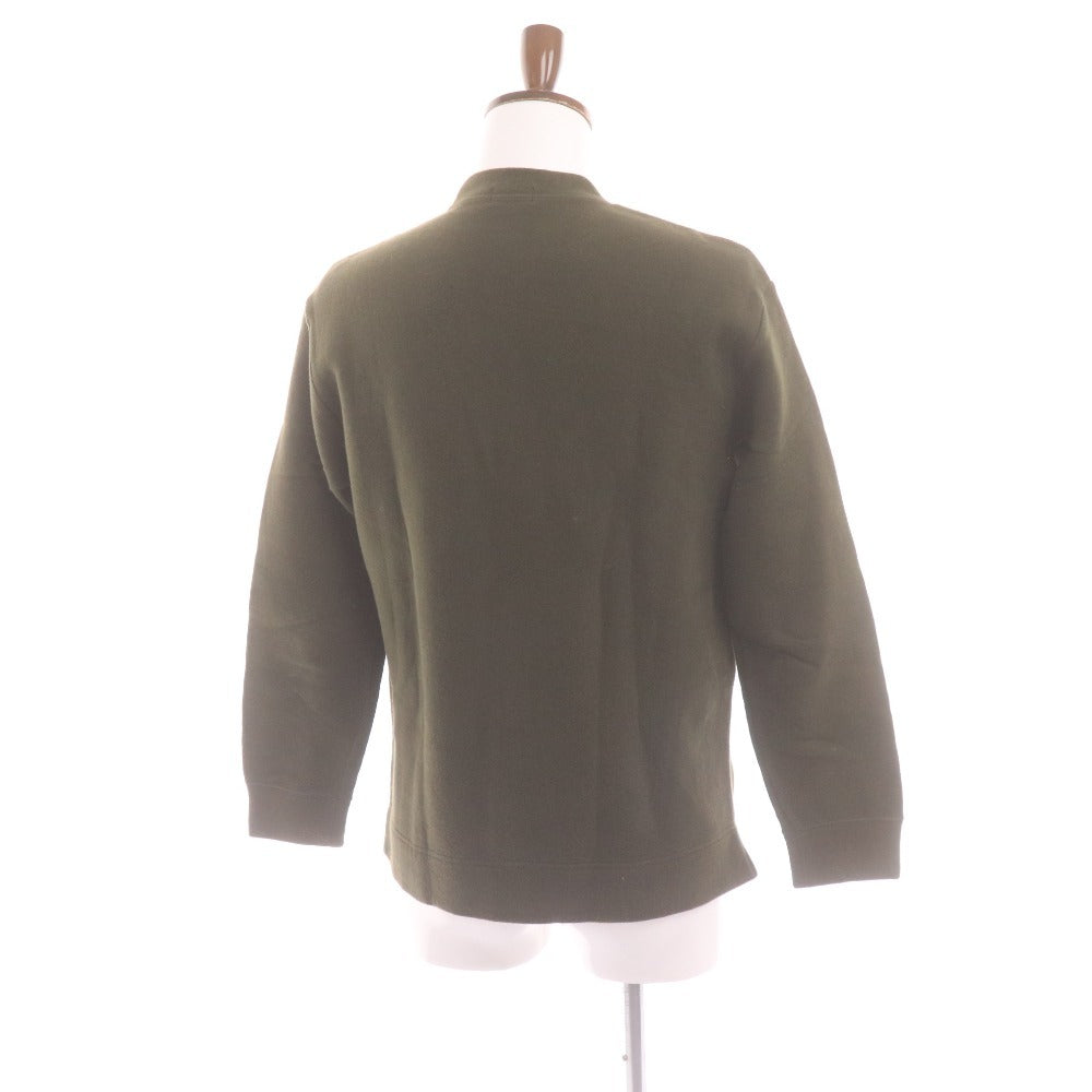 ■ MARGARET HOWELL マーガレットハウエル ノーカラージャケット 長袖 アウター フロントボタン 日本製 メンズ M カーキ系