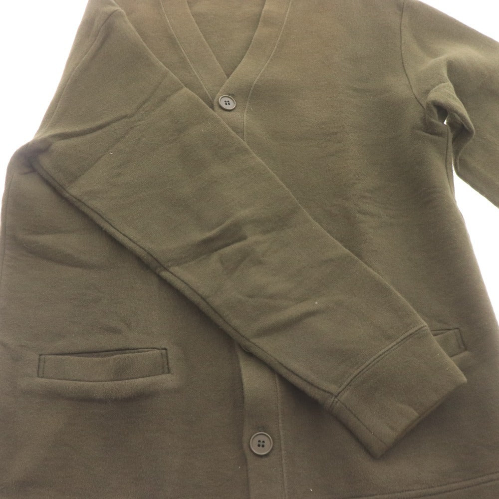 ■ MARGARET HOWELL マーガレットハウエル ノーカラージャケット 長袖 アウター フロントボタン 日本製 メンズ M カーキ系