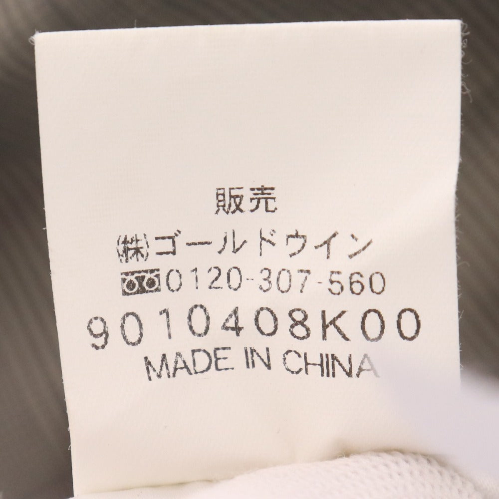 ■ HELLY HANSEN ヘリーハンセン レインコート ジャケット 長袖 アウター フード チェック柄 ファスナー 防水 雨具 メンズ M ベージュ系