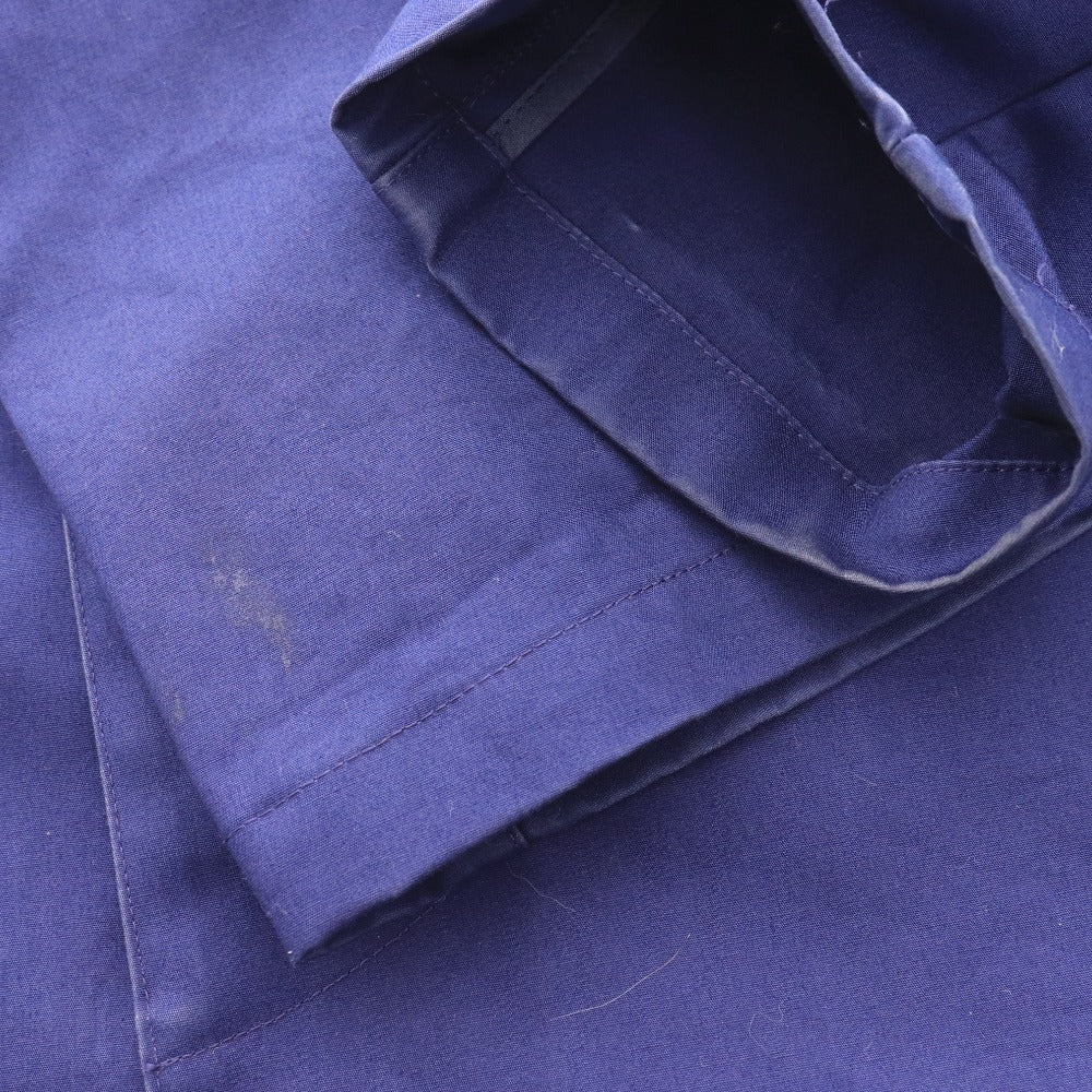 ■ Traditional Weatherwear ジャケット コート 長袖 アウター 襟 フード取り外し可 撥水加工 ボタン ロゴ メンズ 36 (S～M相当) ネイビー