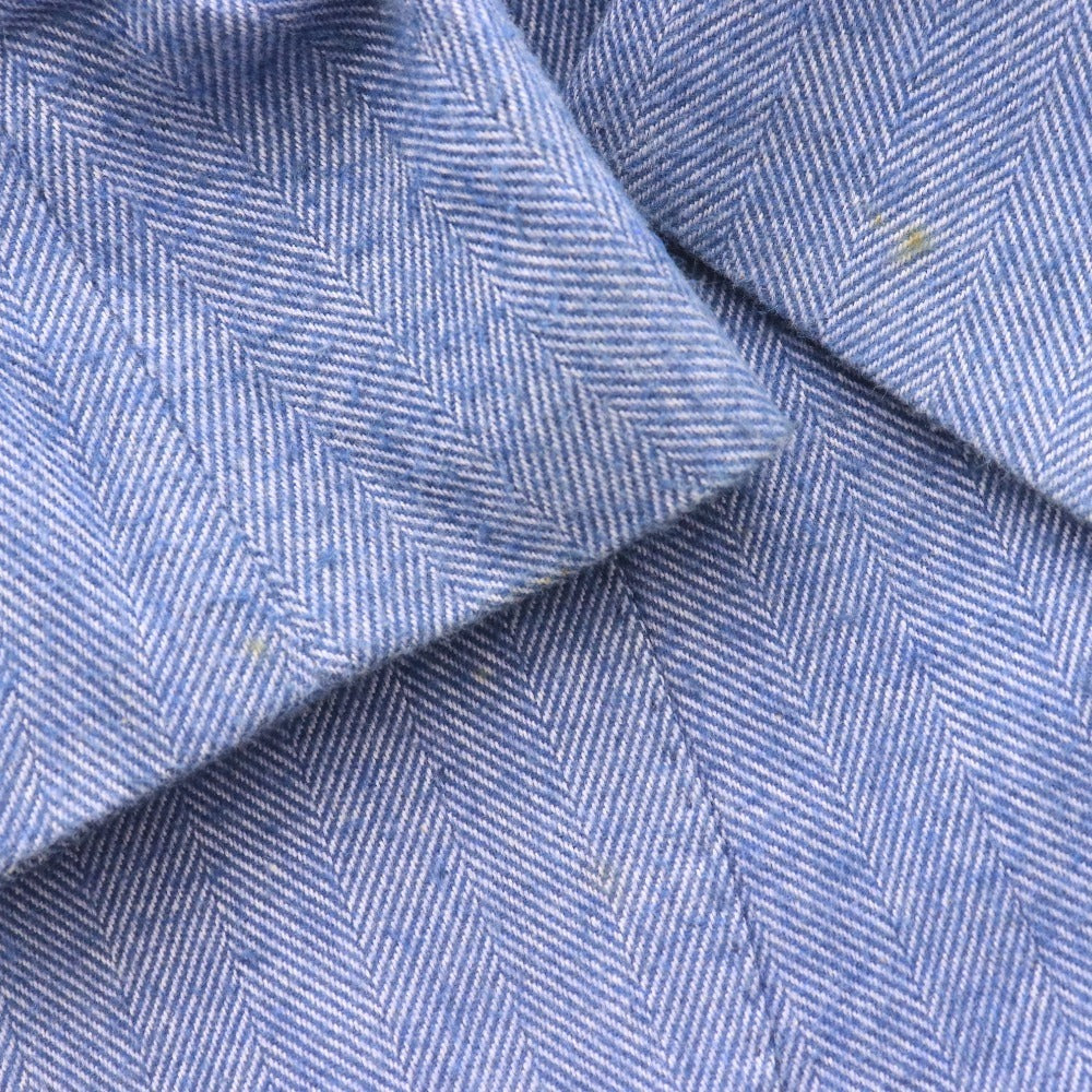 ■ Cantarelli Absolute Jacket カンタレリ テーラードジャケット 長袖 アウター 襟 胸ポケット 総柄 メンズ 46 (S～M相当) ネイビー系