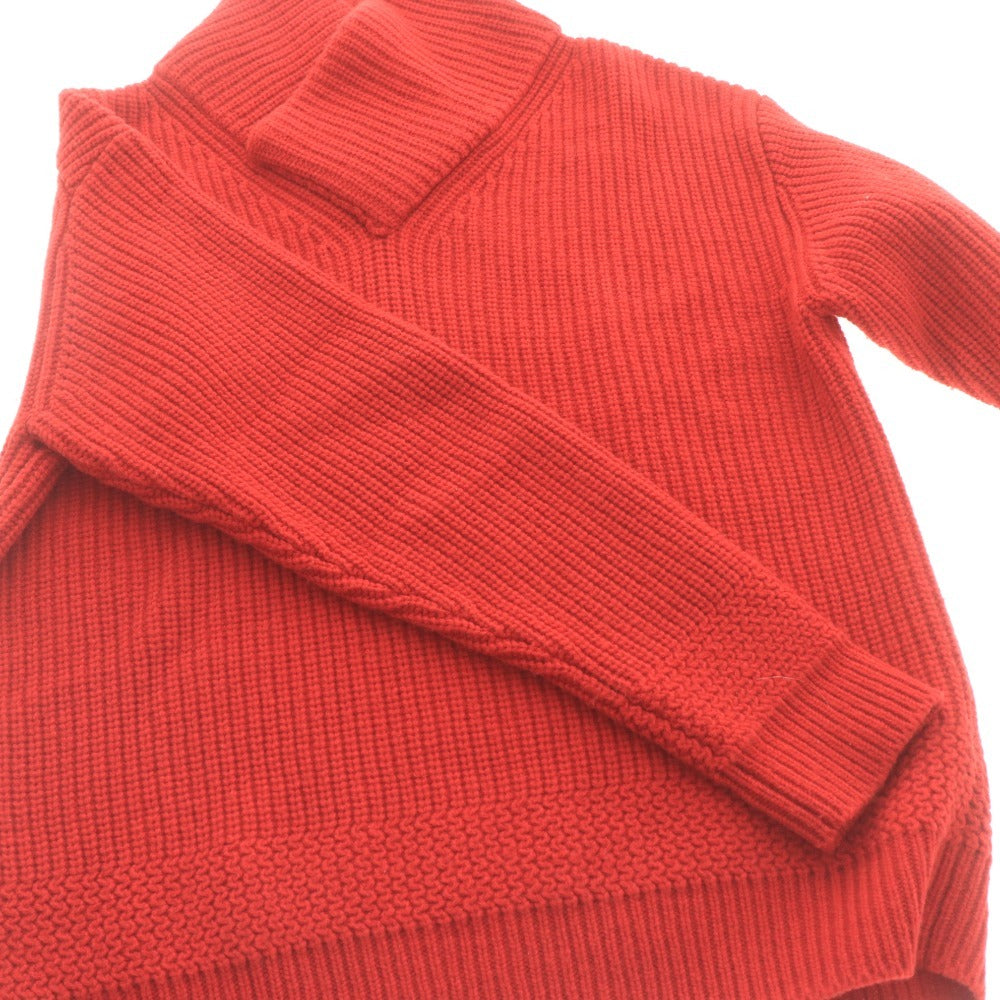 ■ TOMORROWLAND トゥモローランド セーター 長袖 トップス ニット 襟クロス 日本製 メンズ S レッド