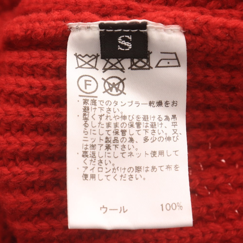 ■ TOMORROWLAND トゥモローランド セーター 長袖 トップス ニット 襟クロス 日本製 メンズ S レッド
