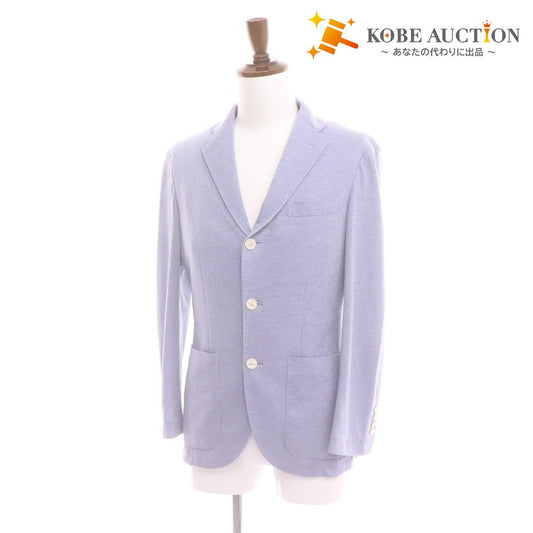 ■ CAMICIANISTA カミチャニスタ テーラードジャケット 長袖 アウター 襟 フロントボタン メンズ M ライトブルー