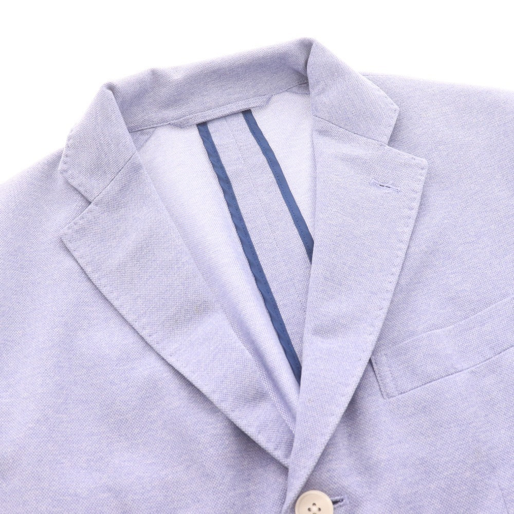 ■ CAMICIANISTA カミチャニスタ テーラードジャケット 長袖 アウター 襟 フロントボタン メンズ M ライトブルー