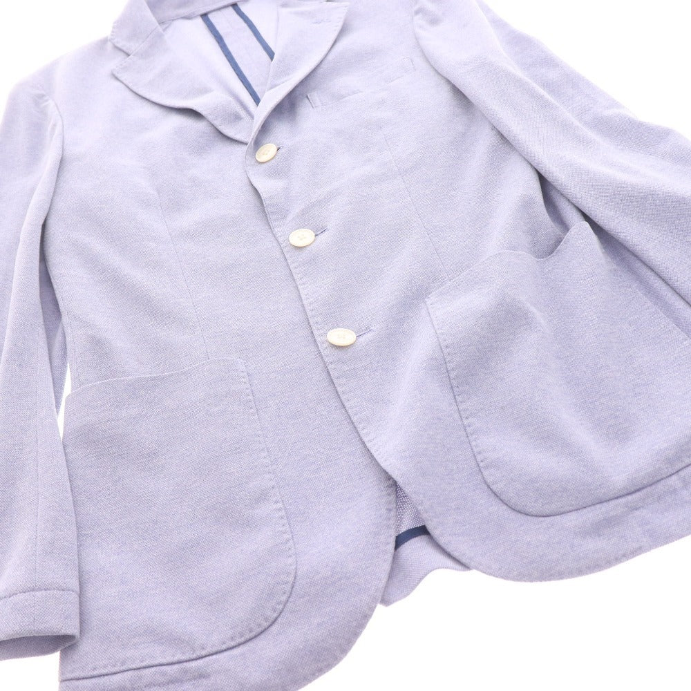 ■ CAMICIANISTA カミチャニスタ テーラードジャケット 長袖 アウター 襟 フロントボタン メンズ M ライトブルー