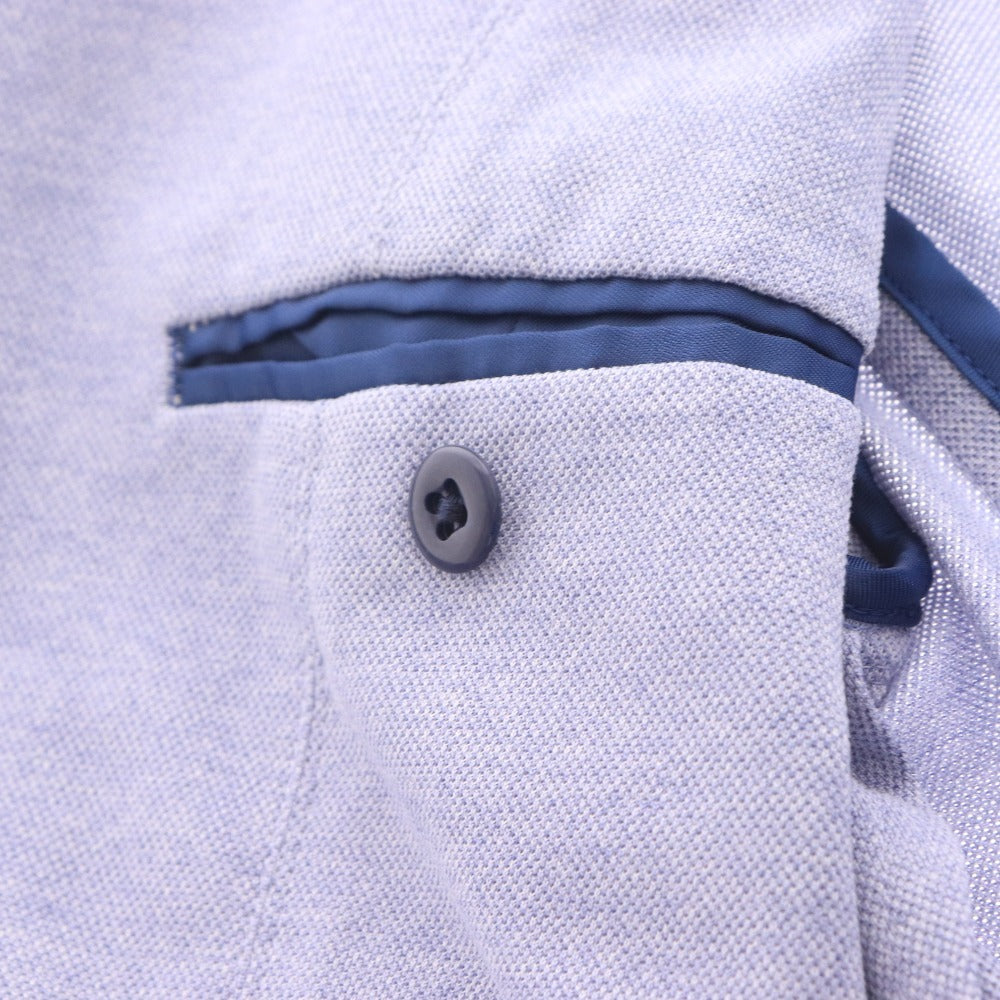 ■ CAMICIANISTA カミチャニスタ テーラードジャケット 長袖 アウター 襟 フロントボタン メンズ M ライトブルー