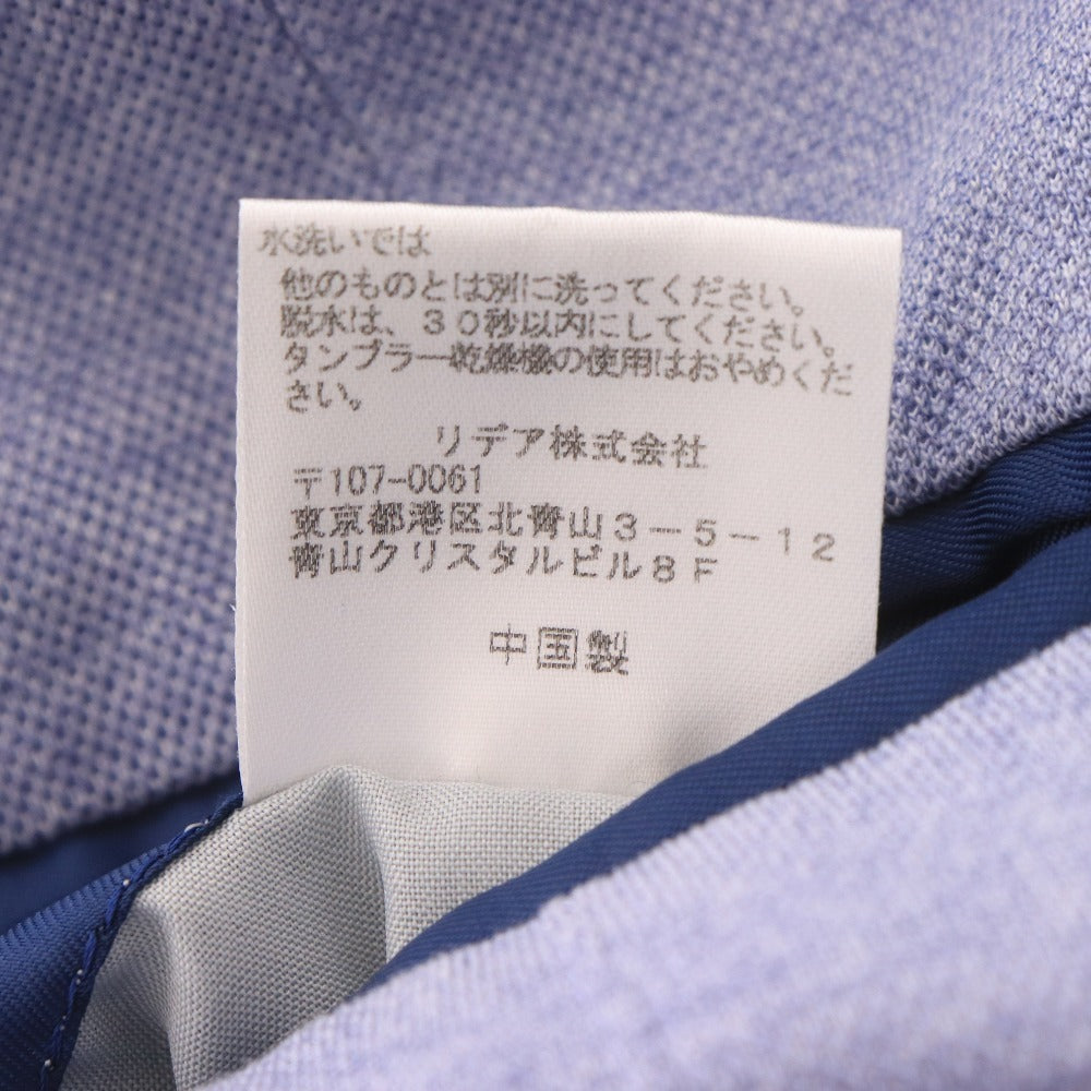 ■ CAMICIANISTA カミチャニスタ テーラードジャケット 長袖 アウター 襟 フロントボタン メンズ M ライトブルー