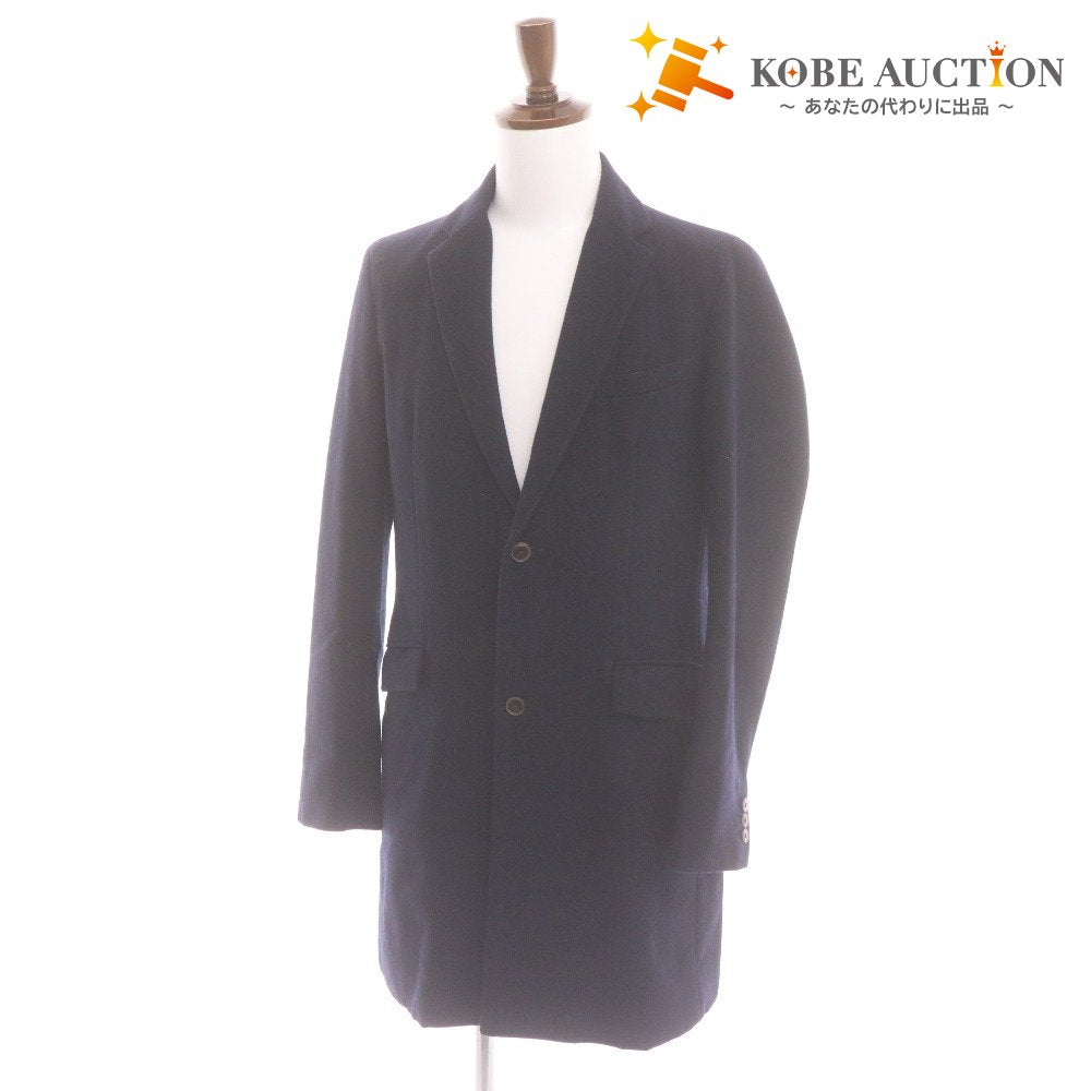 ■ Vital MONSIEUR NICOLE ヴィタル ムッシュニコル テーラードジャケット 長袖 アウター 襟 フロントボタン メンズ 48(L) ダークネイビー