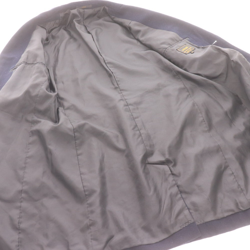 ■ Vital MONSIEUR NICOLE ヴィタル ムッシュニコル テーラードジャケット 長袖 アウター 襟 フロントボタン メンズ 48(L) ダークネイビー