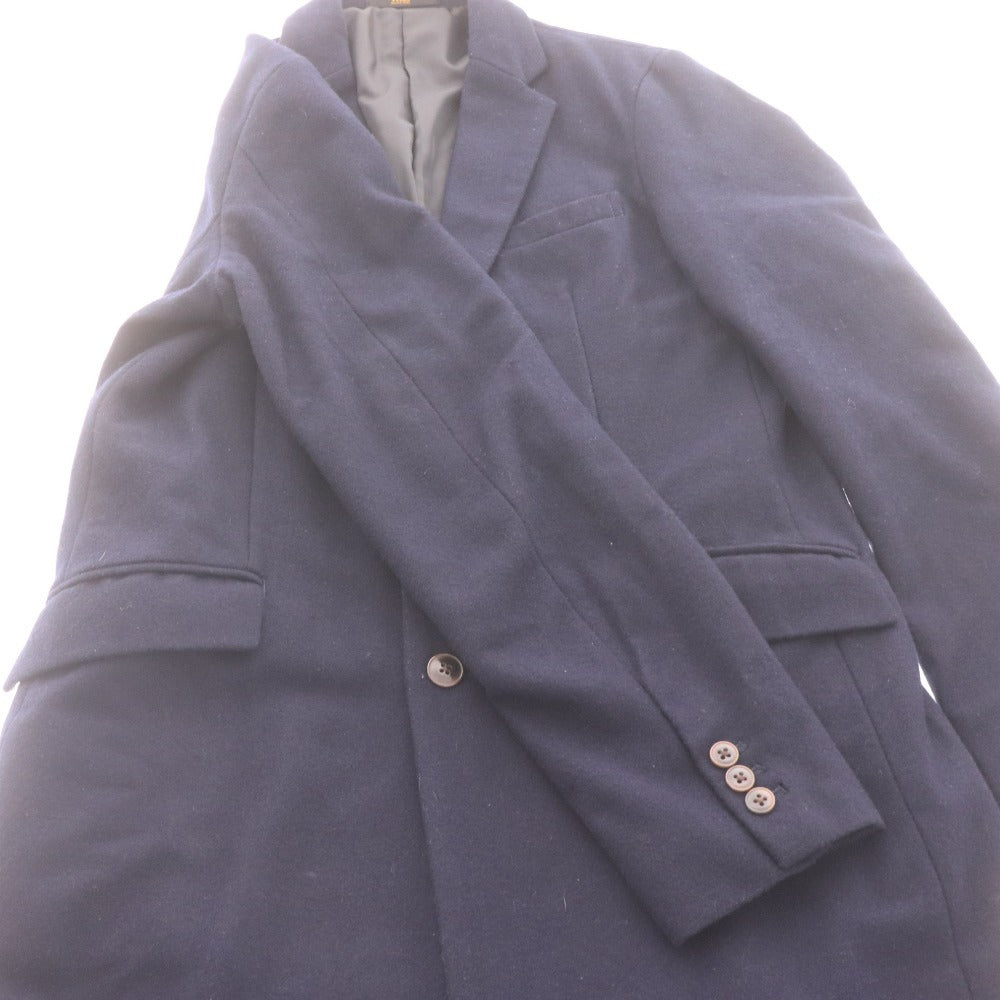 ■ Vital MONSIEUR NICOLE ヴィタル ムッシュニコル テーラードジャケット 長袖 アウター 襟 フロントボタン メンズ 48(L) ダークネイビー