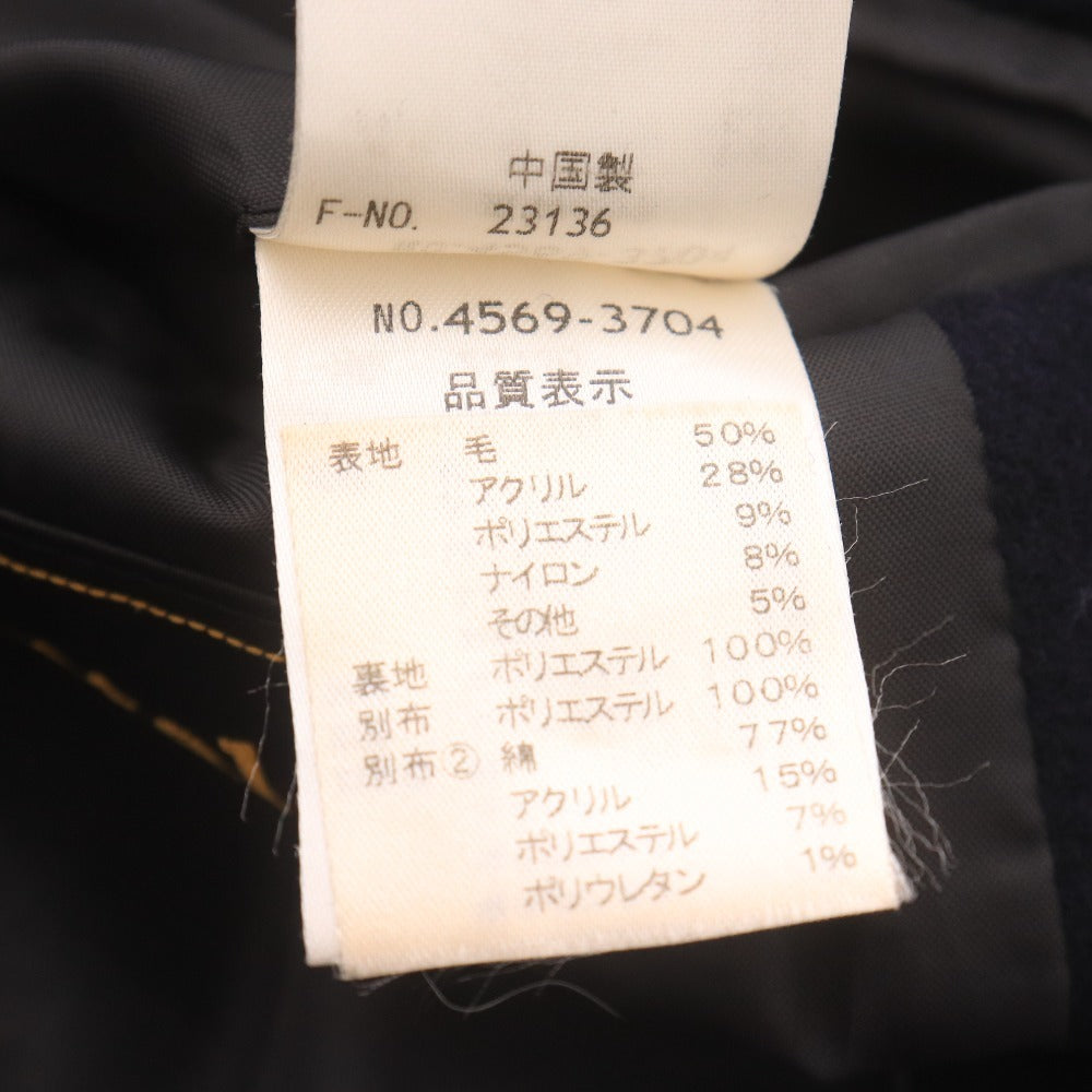 ■ Vital MONSIEUR NICOLE ヴィタル ムッシュニコル テーラードジャケット 長袖 アウター 襟 フロントボタン メンズ 48(L) ダークネイビー