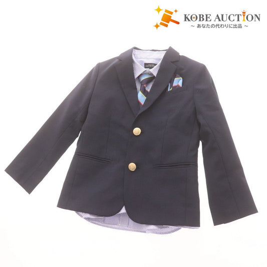 ■ UNITED ARROWS テーラードジャケット カッター/ワイシャツ キッズ 子供用 長袖 トップス・アウター 2点セット メンズ 125 付属品付き