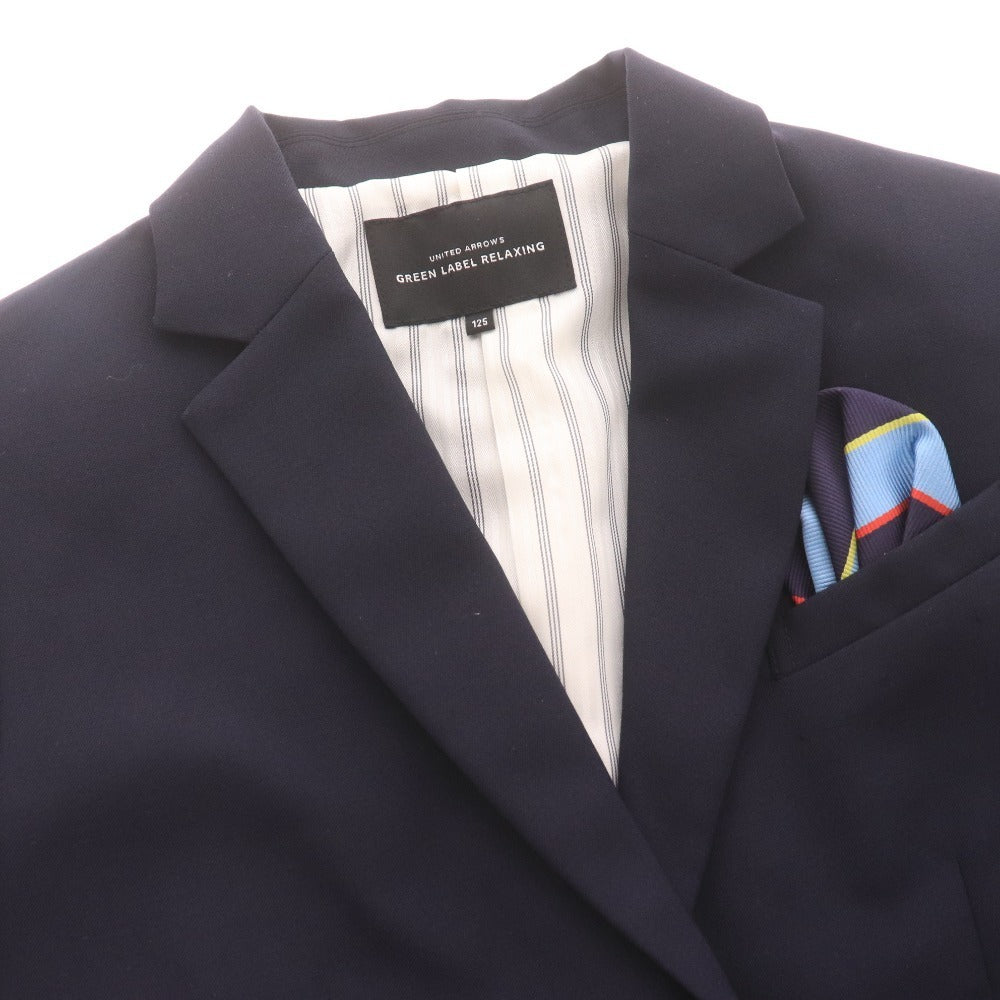 ■ UNITED ARROWS テーラードジャケット カッター/ワイシャツ キッズ 子供用 長袖 トップス・アウター 2点セット メンズ 125 付属品付き