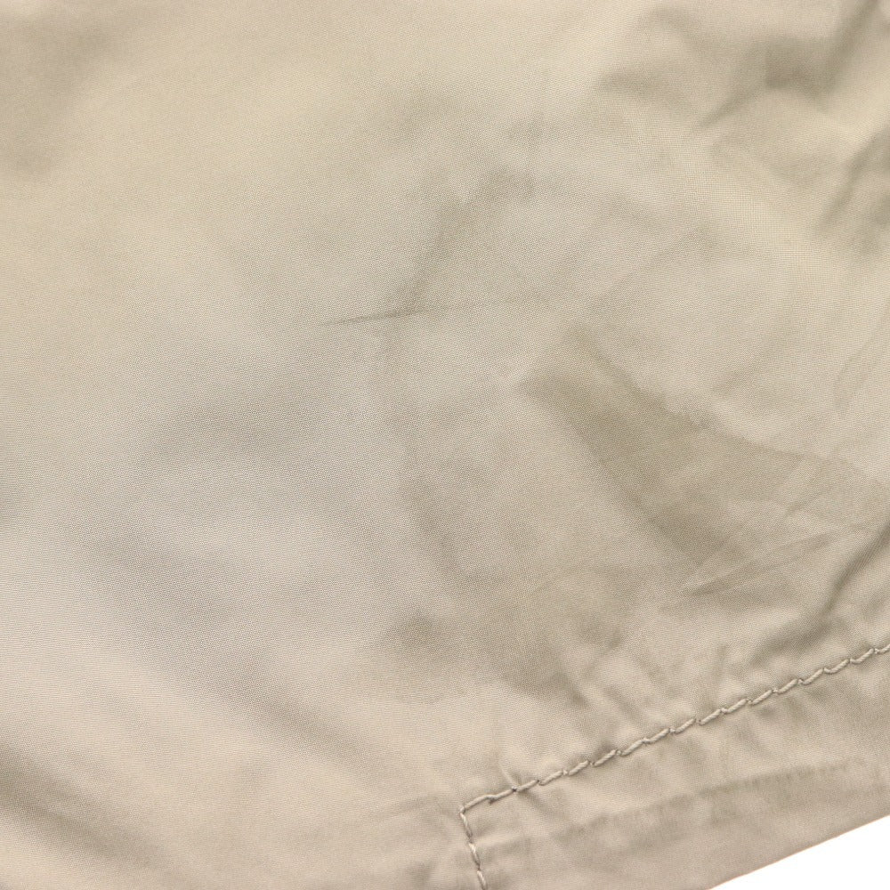 ■ TOMORROWLAND テーラードジャケット ウインドブレーカー 長袖 アウター フード収納可 シャカシャカ 襟 メンズ 48(M相当) カーキグレー