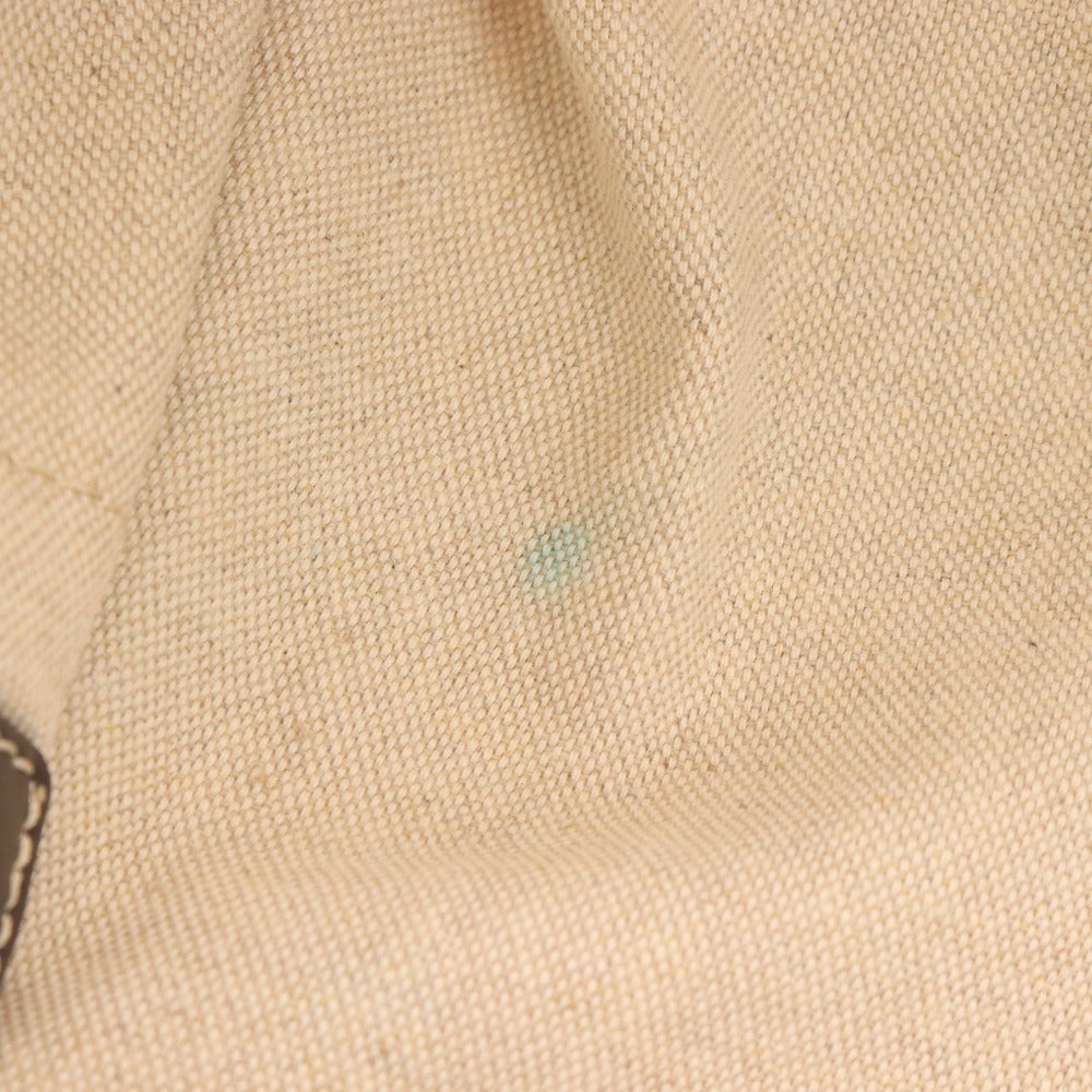 ■ BONFANTI PER VISARUNO ボンファンティ ハンド トートバッグ 鞄 ストライプ柄 イタリア製 メンズ レディース アイボリー ネイビー系