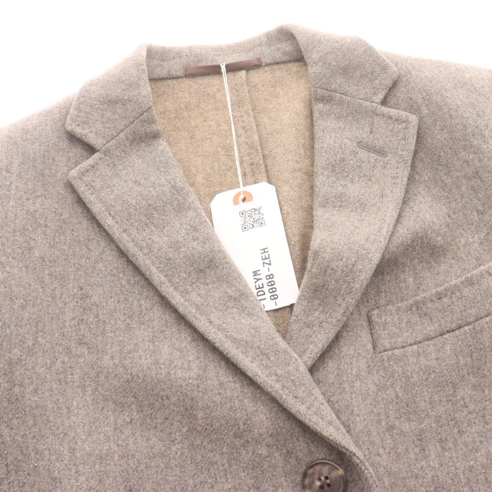 ■ UNITED ARROWS TOKYO United Arrows Chesterfield Coat, Long Sleeve, Outerwear, Chest Pocket, Collar Buttons, Men's, Size M, Gray, Tag Included