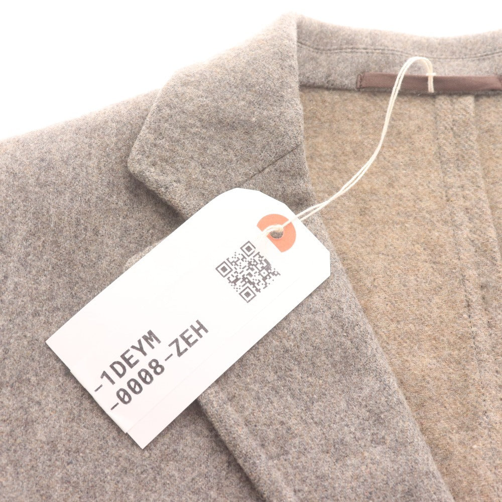 ■ UNITED ARROWS TOKYO United Arrows Chesterfield Coat, Long Sleeve, Outerwear, Chest Pocket, Collar Buttons, Men's, Size M, Gray, Tag Included