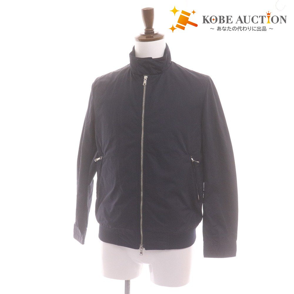 ■ EDIFICE x LIMONTA EDIFICE Limonta Blouson Jacket, Long Sleeve, Outerwear, Button Collar, Zipper closure, Men's, Size M, Navy